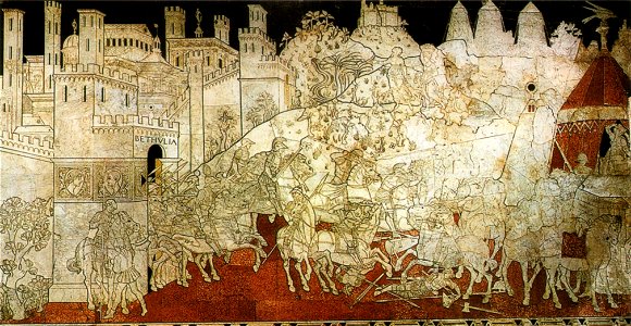 Pavimento di siena, storie di giuditta (francesco di giorgio) 01