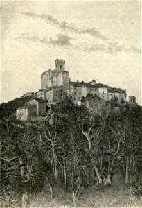 Pavullo nel Frignano castello di Montecuccolo. Free illustration for personal and commercial use.