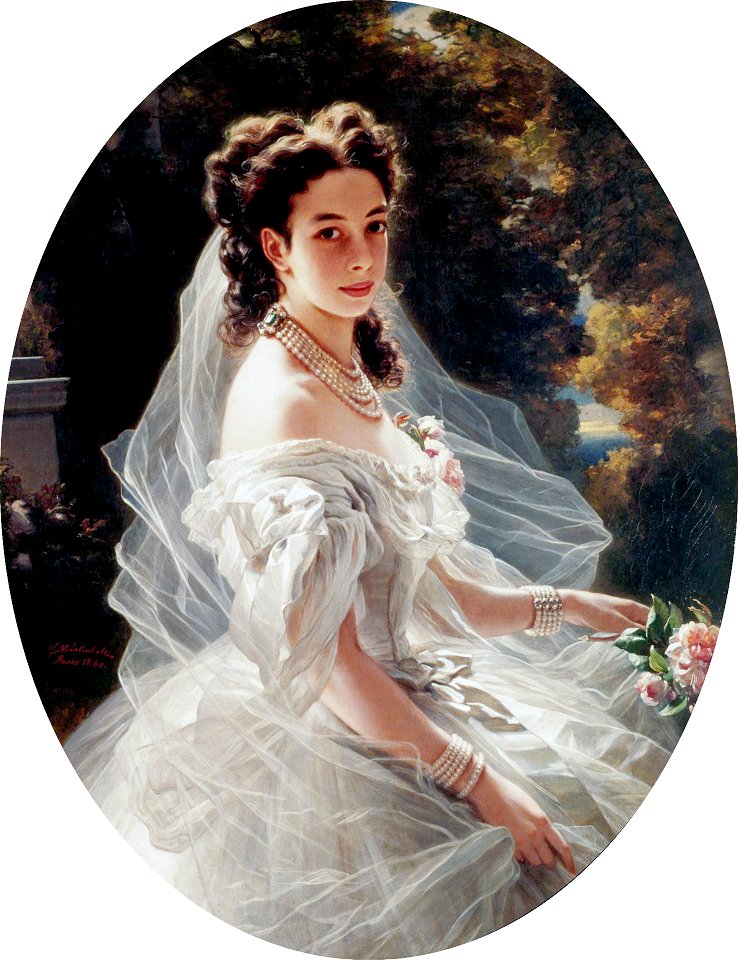 Pauline Sándor, Princess Metternich, by Franz Xavier Winterhalter