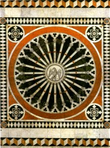 Pavimento di siena, aquila imperiale 01