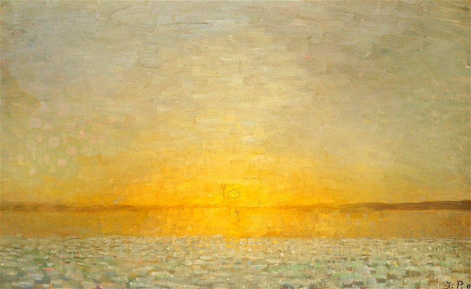 Julius Paulsen - Sunset (1906)