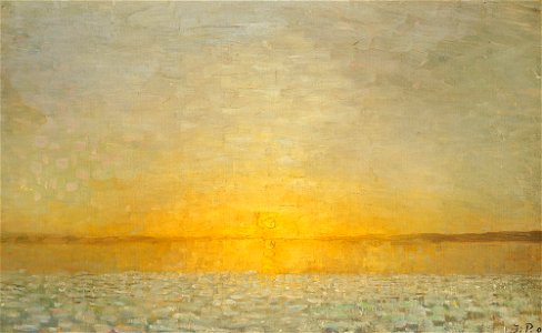 Julius Paulsen - Sunset (1906)