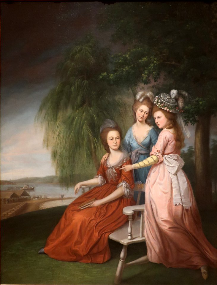 James Peal's painting 'The Ramsay-Polk Family at Carpenter’s Point, Cecil County, Maryland'