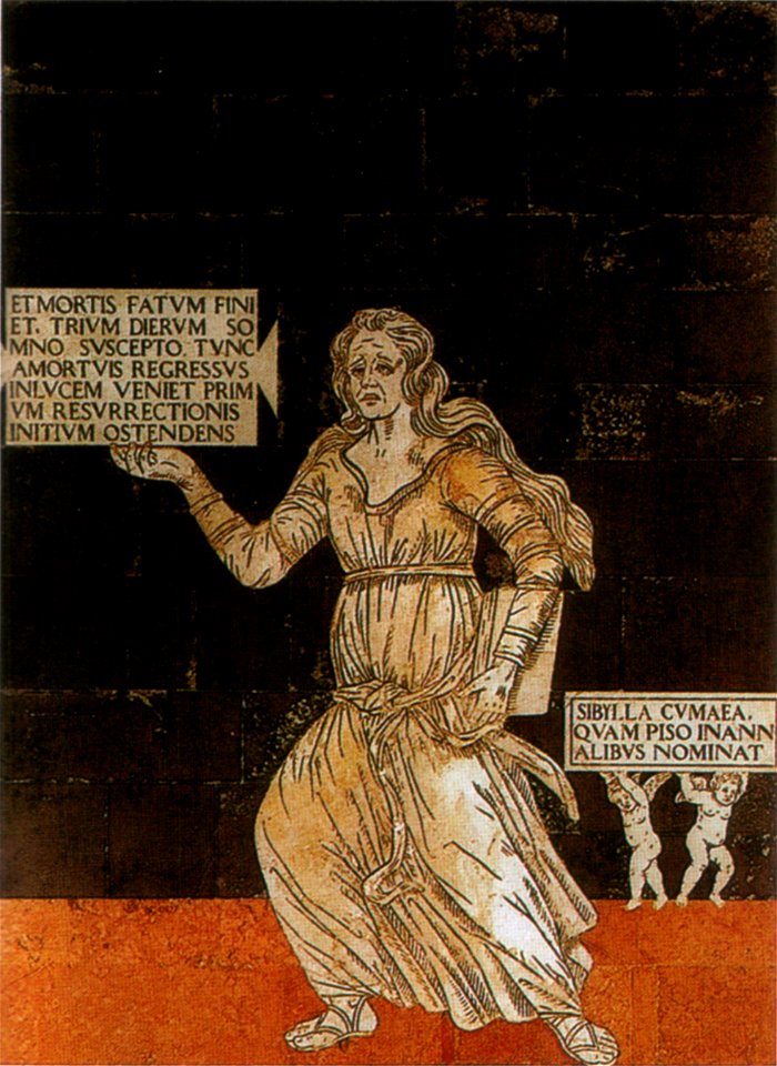 Pavimento di siena, sibilla cumea