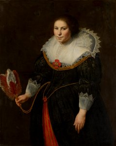 Paulus Moreelse - Portrait of a Lady - 655 - Mauritshuis
