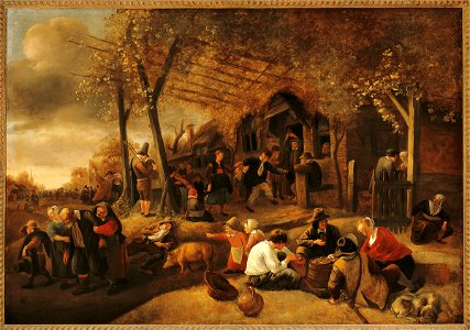 Peasant Kermis by Jan Steen Frans Hals Museum os I-315
