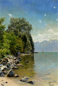 Peder Mønsted - Lac Léman