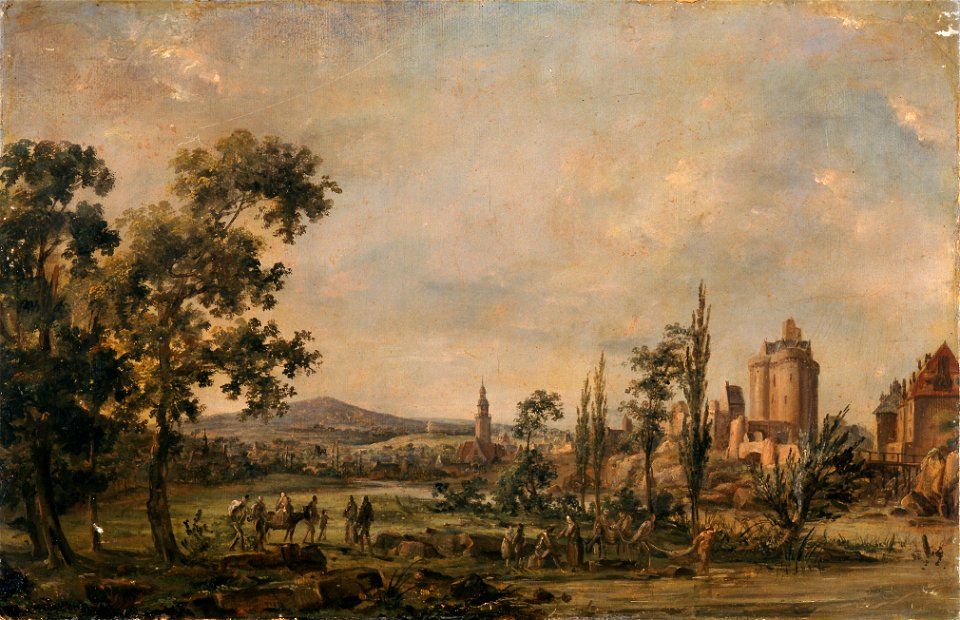 Paysage - anonyme - musée d'art et d'histoire de Saint-Brieucb