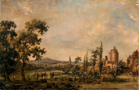 Paysage - anonyme - musée d'art et d'histoire de Saint-Brieucb