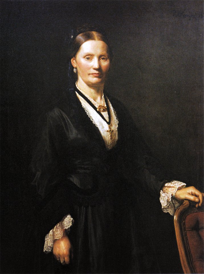 Peder Severin Krøyer - Professorinde Bertha Cecilie Krøyer - 1872