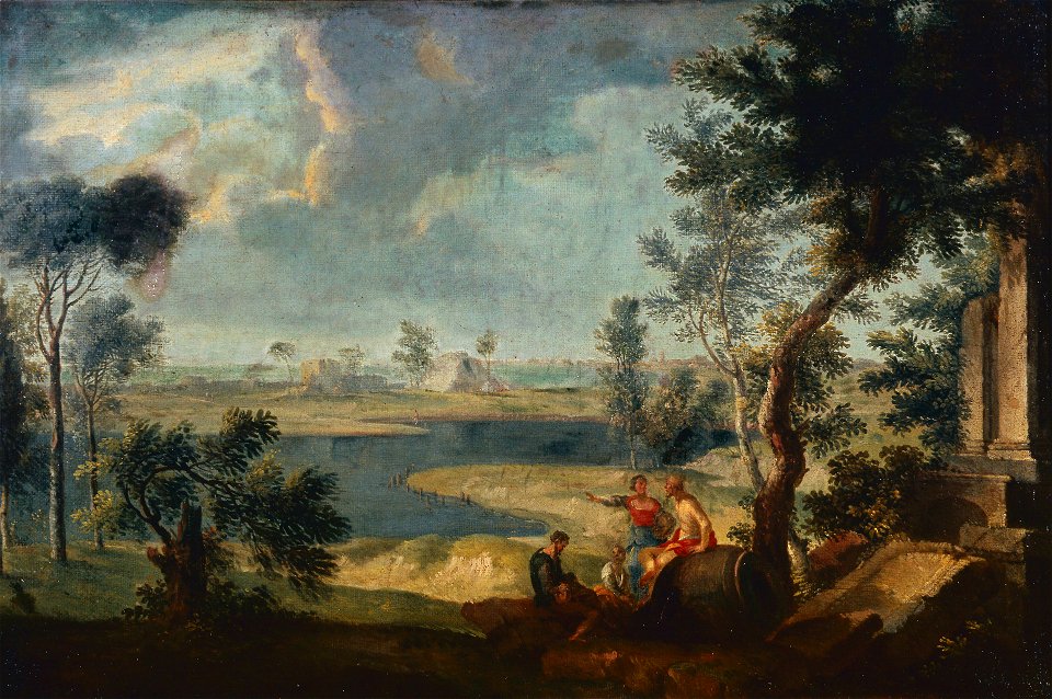 Paysage - Giovanni Paolo Panini - musée d'art et d'histoire de Saint-Brieuc - DOC 12b