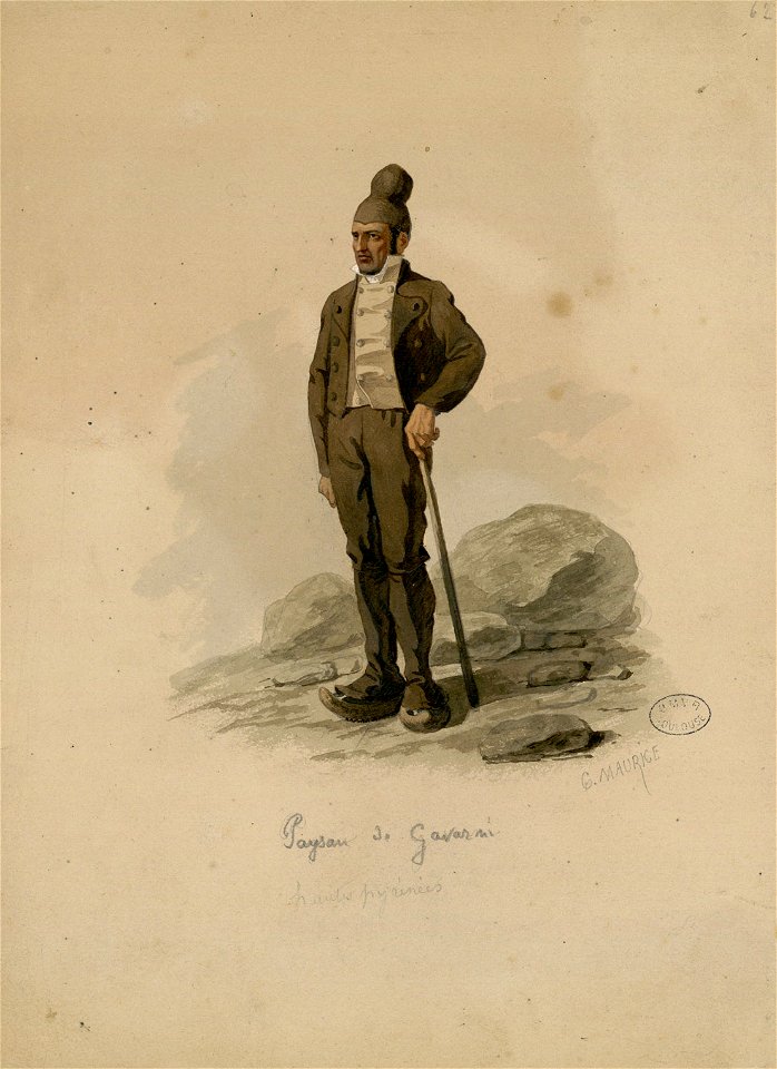 Paysan de Gavarni (Hautes Pyrénées) - Fonds Ancely - B315556101 A MAURICE 3 012