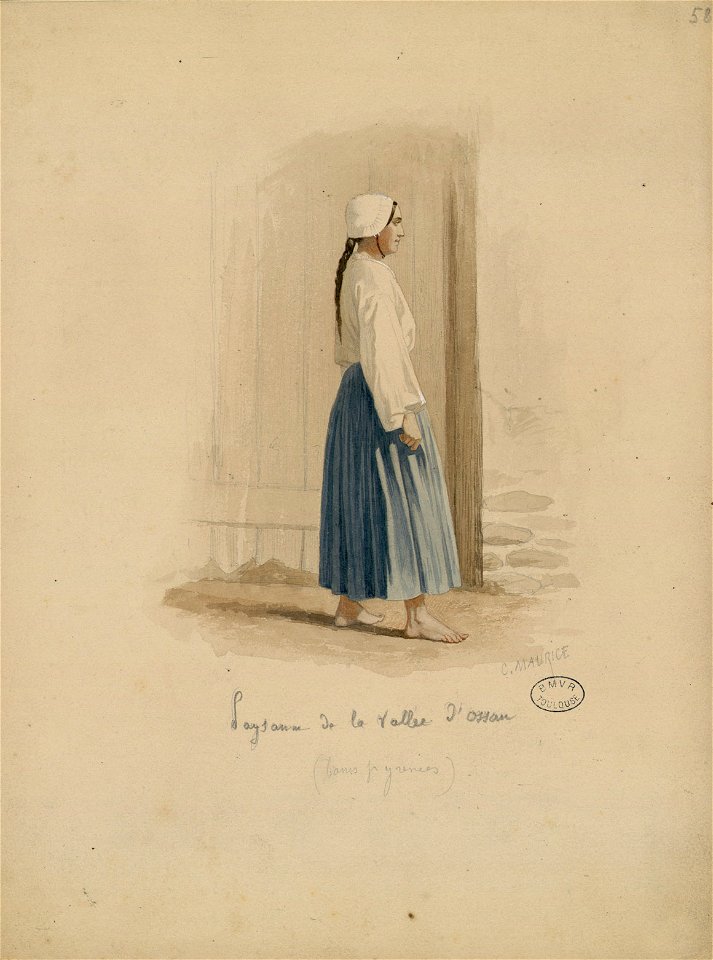 Paysanne de la Vallée d'Ossau (Basses Pyrénées) - Fonds Ancely - B315556101 A MAURICE 3 011