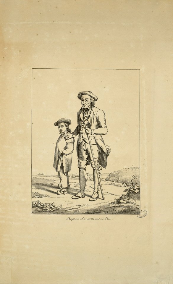 Paysan des environs de Pau - Fonds Ancely - B315556101 A POUBLAN 005