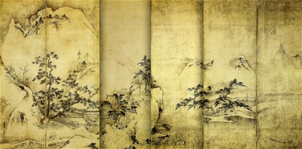 Paysage des quatre saisons (2) par Tenshō Shūbun