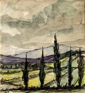 Paysage par Raymond Woog