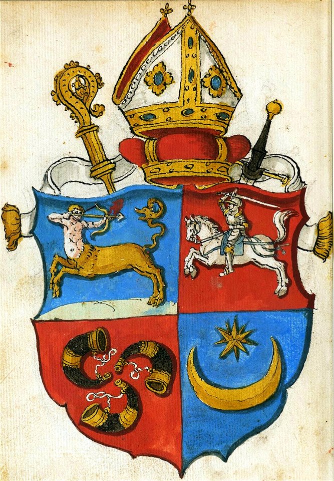 Pavał Halšanski, Pahonia. Павал Гальшанскі, Пагоня (1555)