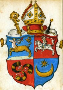 Pavał Halšanski, Pahonia. Павал Гальшанскі, Пагоня (1555)