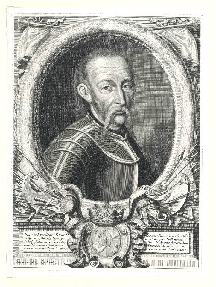 Pavał Jan Sapieha. Павал Ян Сапега (P. Landry, 1663) (2)