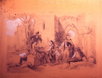 Peasants and Travellers Among Ruins J4