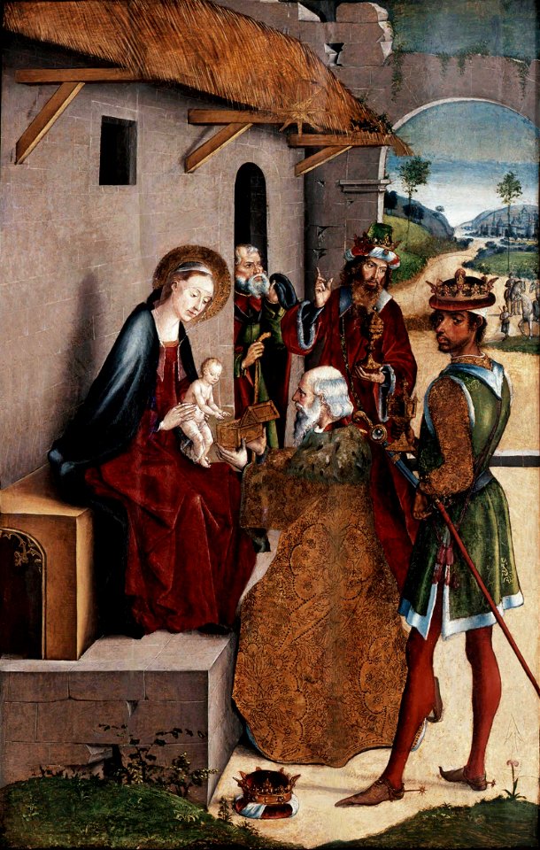Pedro Berruguete - La Adoración de Los Reyes Magos