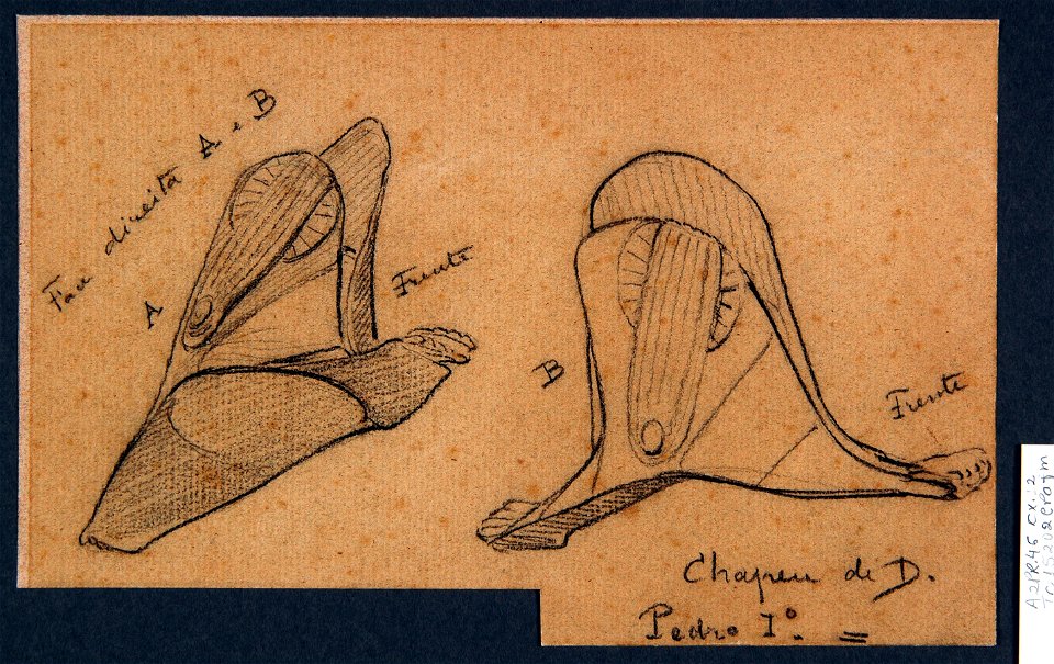 Pedro Américo - Chapéu de D. Pedro I - Estudo, Acervo do Museu Paulista da USP