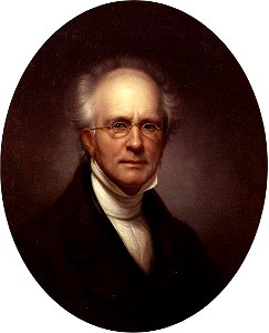 Rembrandt Peale self portrait 1846. Free illustration for personal and commercial use.