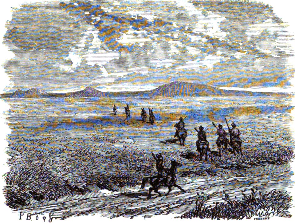 PB. La steppe du Kouban (Fussart). Floriant Gille. Lettres sur le Caucase et la Crimée. 1859. P.409