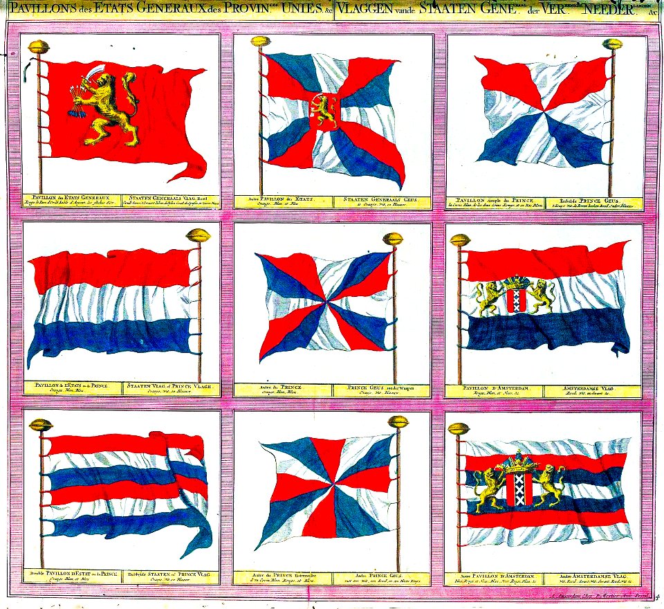 Pavillons des Etats Generaux des Provinces Unies, etc.