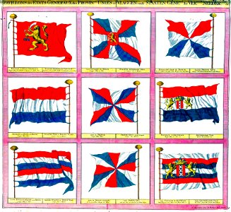 Pavillons des Etats Generaux des Provinces Unies, etc.