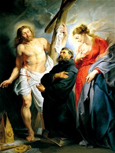 Pedro Pablo Rubens - San Agustín entre Cristo y la Virgen - Google Art Project