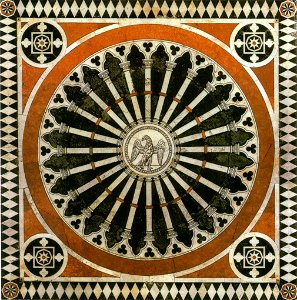 Pavimento di siena, aquila imperiale 02