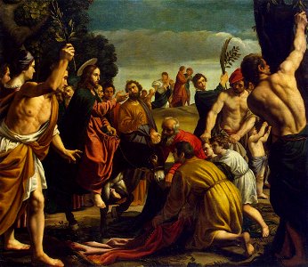Pedro de Orrente - Entry into Jerusalem - WGA16701