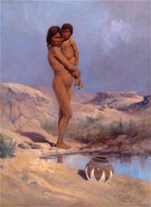 Apache Kids by Edgar Samuel Paxson, 1891