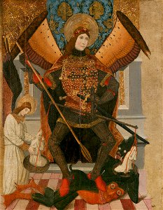Pedro García de Benabarre - Saint Michael Archangel - P19s7 - Isabella Stewart Gardner Museum