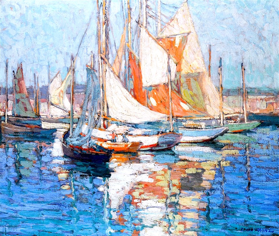 Edgar Payne Concarneau Harbor 3