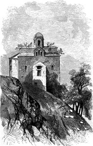 PB. Eglise de Khoumara (TyP. J. Claye). Floriant Gille. Lettres sur le Caucase et la Crimée. 1859