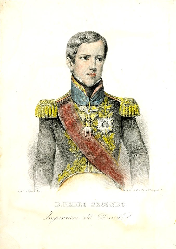 Pedro II of Brazil circa 1842