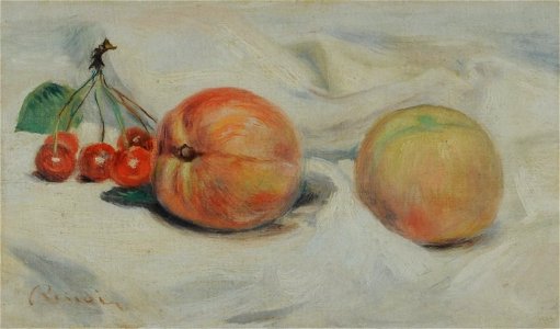 Peches et cerises - Pierre-Auguste Renoir