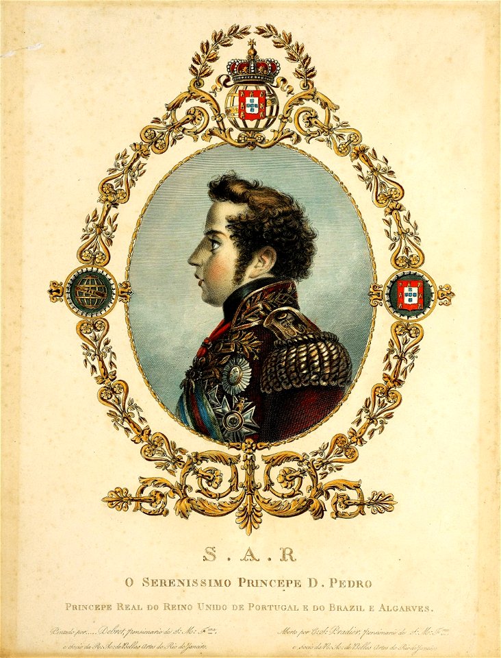 Pedro I by Debret 1818