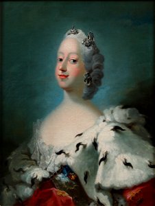 Peder Als - Portræt af Dronning Louise af Danmark