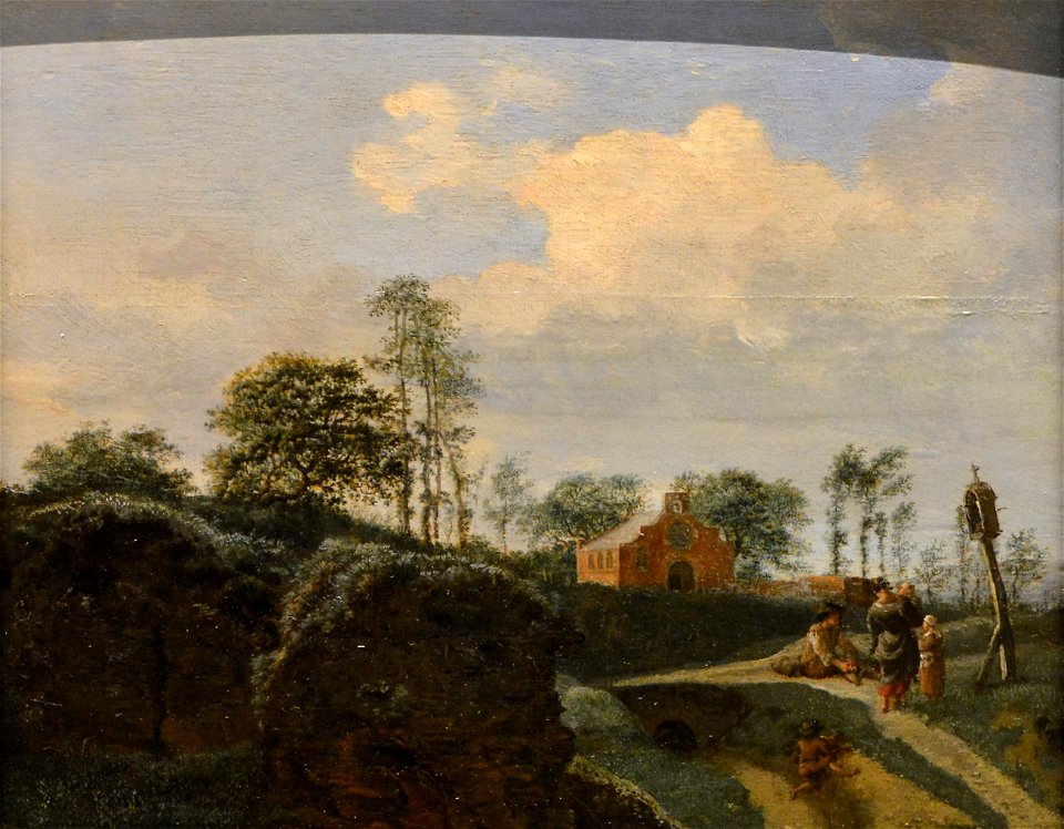 Paysage - Jan van der Heyden - Adriaen van de Velde - Musée du Louvre