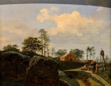 Paysage - Jan van der Heyden - Adriaen van de Velde - Musée du Louvre