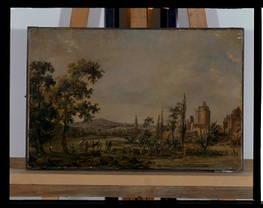 Paysage - anonyme - musée d'art et d'histoire de Saint-Brieuc