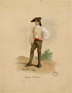 Paysan de Laruns - Vallée d'Ossau (Basses Pyrénées) - Fonds Ancely - B315556101 A MAURICE 3 005