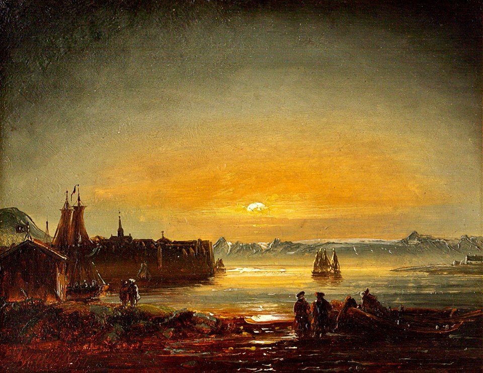 Peder Balke-Fra Hammerfest