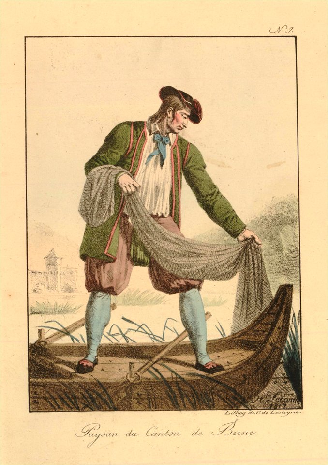 Paysan du Canton de Berne (BM 1897,0401.15)