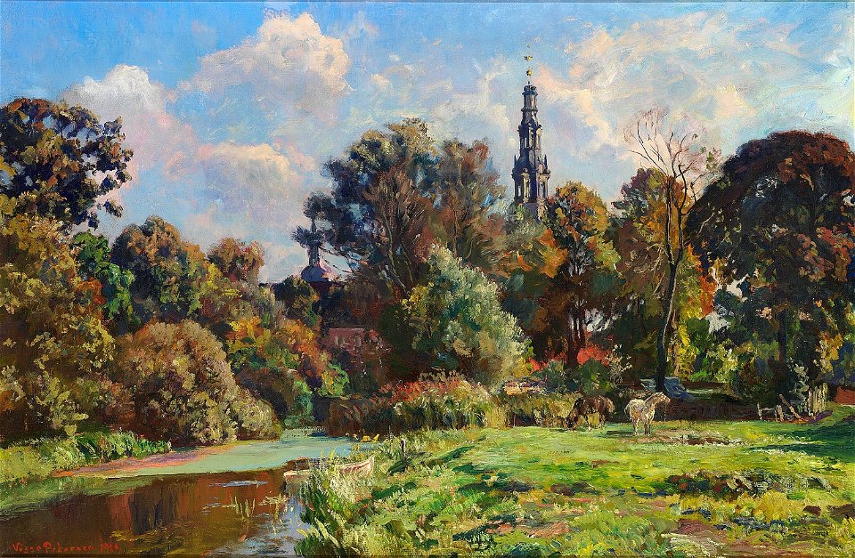 Viggo Pedersen - Porttårnet i Frederiksborg - 1910