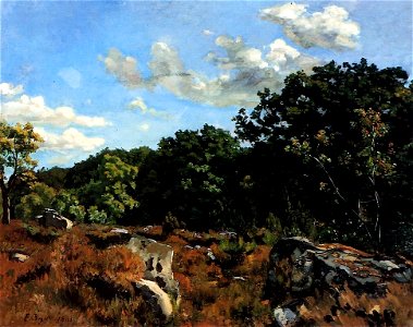 Paysage à Chailly (Bazille)