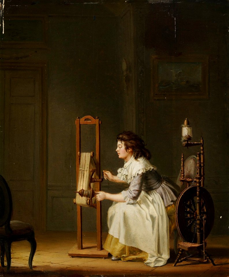 Pehr Hilleström - Kerivä nainen - S-2011-443 - Finnish National Gallery
